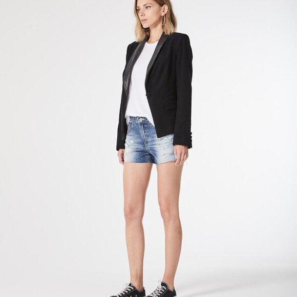 AG Adriano Goldschmied the Bryn Ex-Boyfriend Cut-Off Short size 25 NWT - Picture 7 of 14